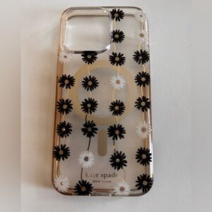 kate spade Black and White Daisy Phone Case
